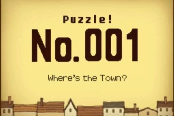 Professor Layton and the Curious Village Puzzle 001 - Where's the Village