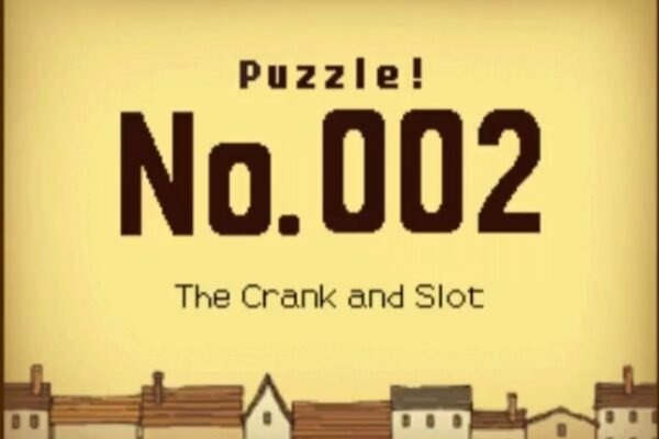 Professor Layton and the Curious Village Puzzle 002 - The Crank and Slot