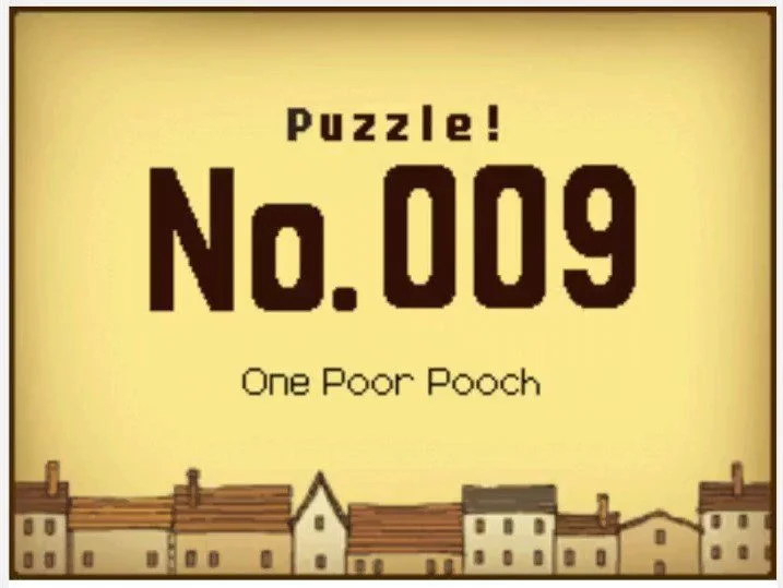 Professor Layton and the Curious Village puzzle 009 - One Poor Pooch