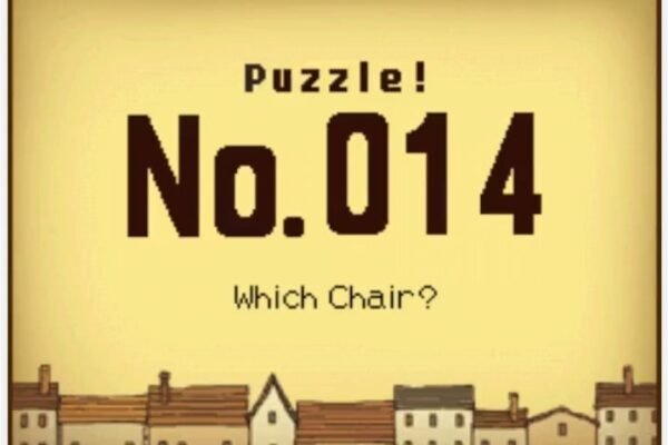 Professor Layton and the Curious Village Puzzle 014 - Which Chair?