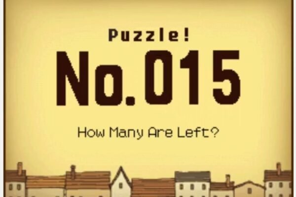 Professor Layton and the Curious Village Puzzle 015 - How Many Are Left?