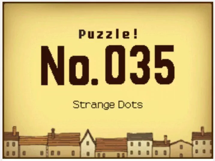 Professor Layton and the Curious Village Puzzle 035 - Strange Dots