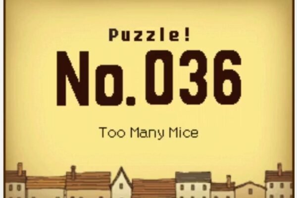 Professor Layton and the Curious Village Puzzle 036 - Too Many Mice
