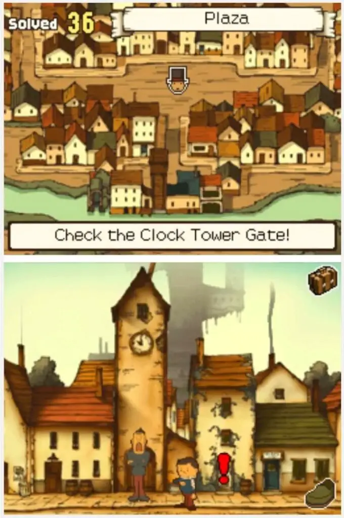 Finding Professor Layton and the Curious Village puzzle 058 - Get the Ball Out! 1