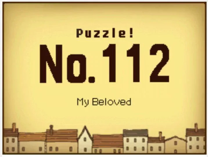 Professor Layton and the Curious Village Puzzle 112 - My Beloved