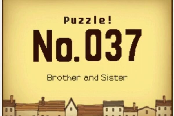 Professor Layton and the Curious Village Puzzle 037 - Brother and Sister