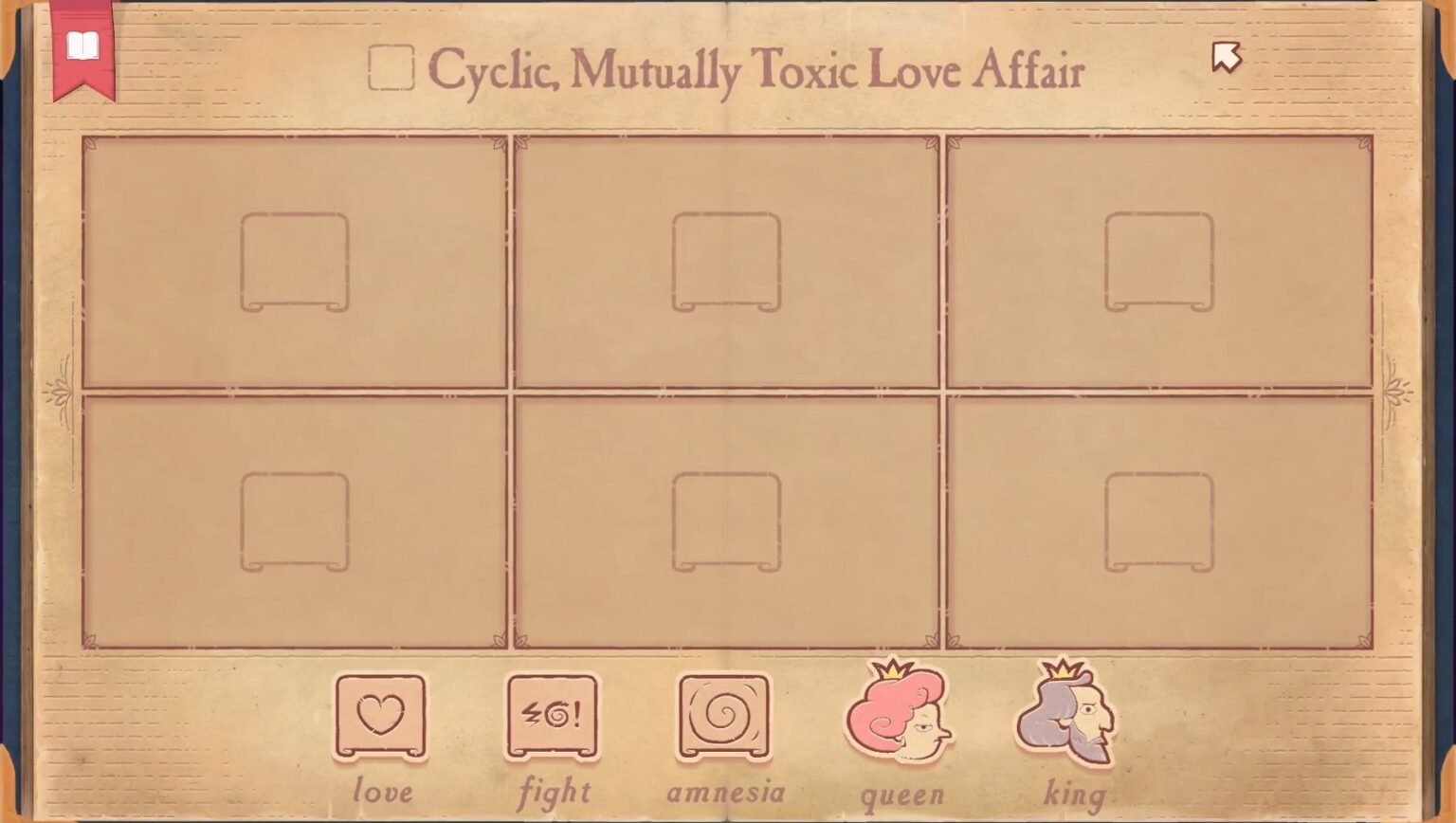 Storyteller - Cyclic, Mutually Toxic Love Affair - Square Eyes Gaming
