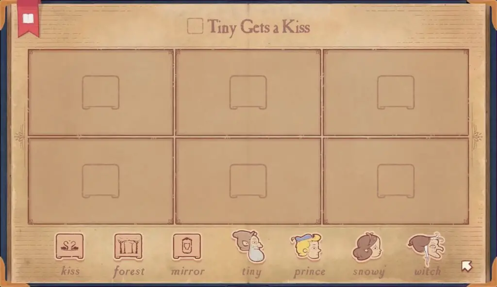 Storyteller Tiny Gets A Kiss Square Eyes Gaming