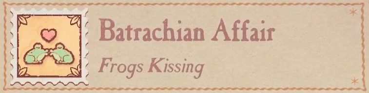 Storyteller - Batrachian Affair Stamp