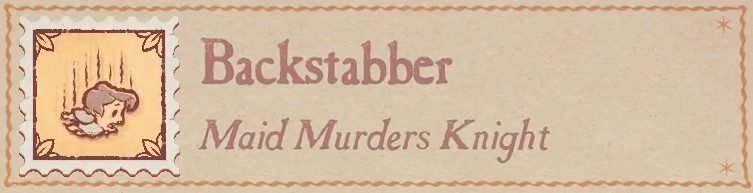 Storyteller - Backstabber Stamp