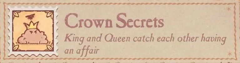 Storyteller - Crown Secrets Stamp