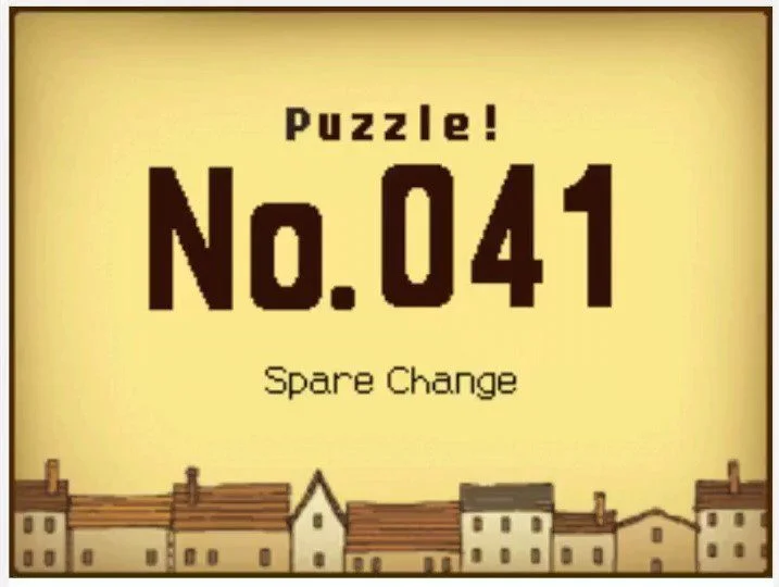 Professor Layton & the Curious Village Puzzle 041 - Spare Change