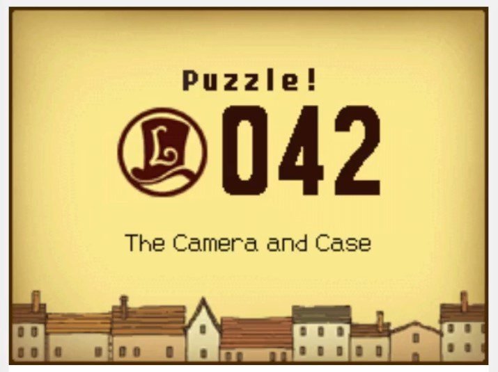 Professor Layton and the Curious Village Puzzle 042 - The Camera and Case