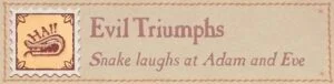 Storyteller - Evil Triumphs Stamp