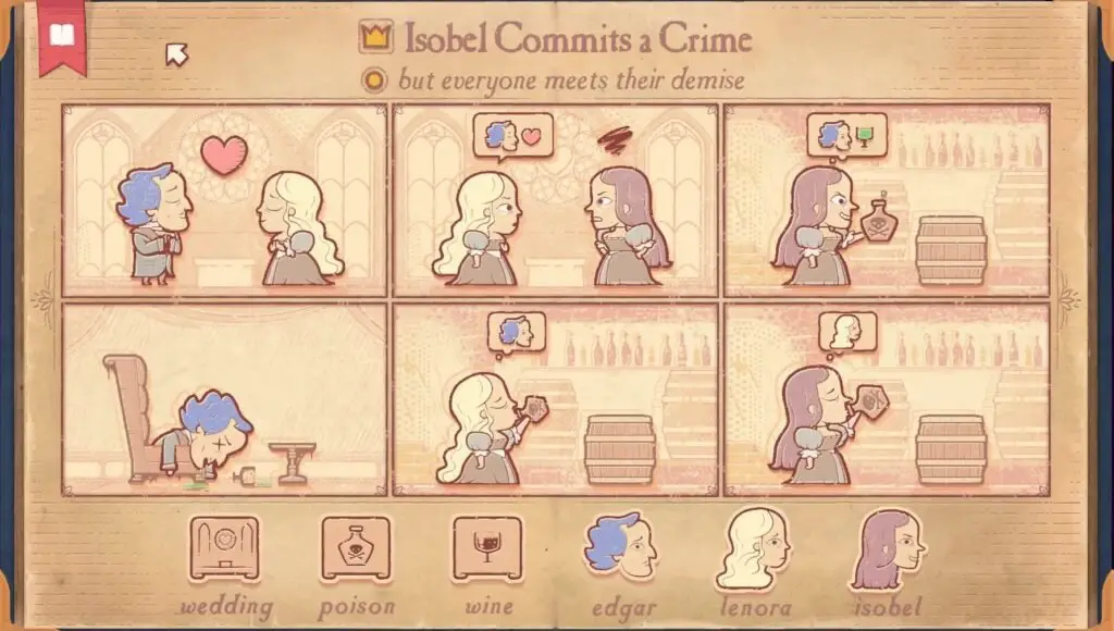 Storyteller - Isobel Commits a Crime but everyone meets their demise Complete Page