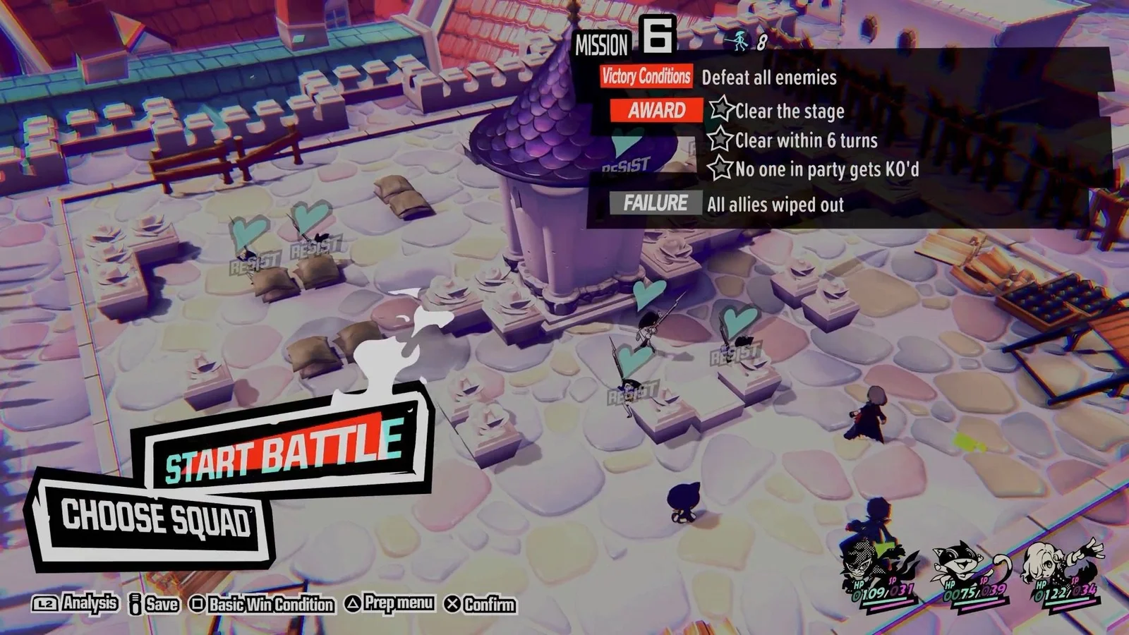 Persona 5 Tactica - Mission 6 Guide