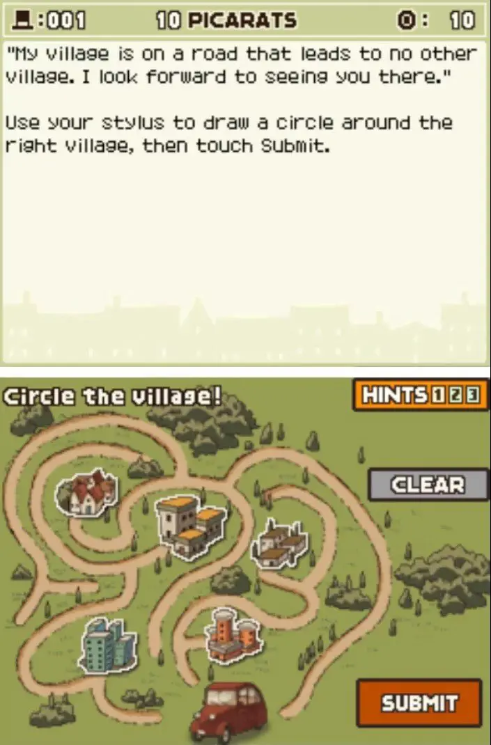 Professor Layton and the Curious Village Puzzle 001 - Where’s the Village? Description