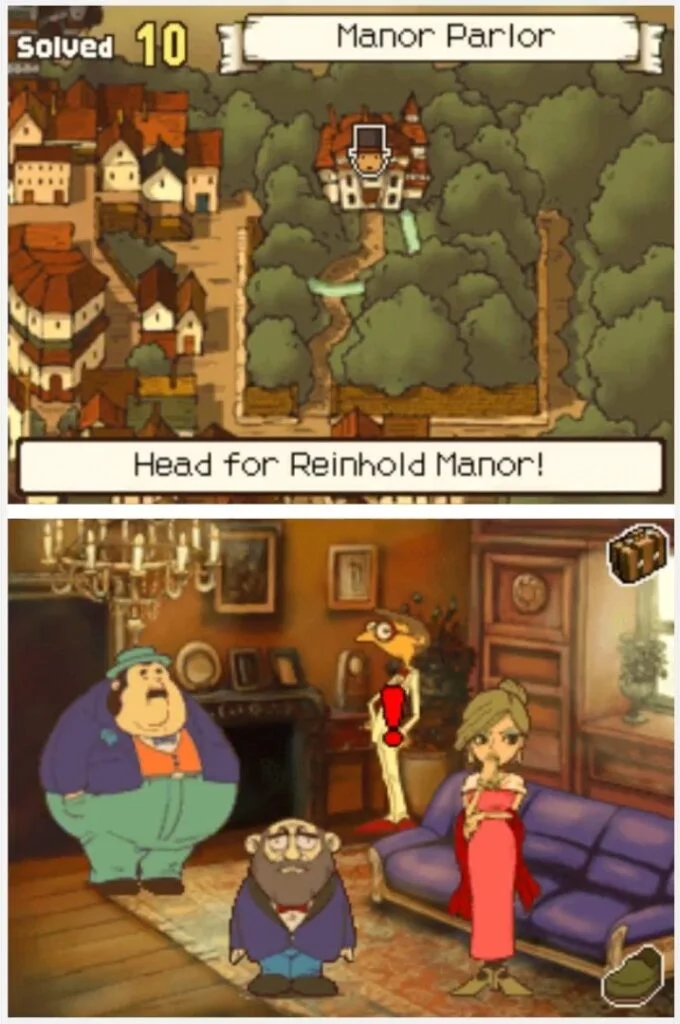 Finding Professor Layton and the Curious Village puzzle 011 - Arc and Line