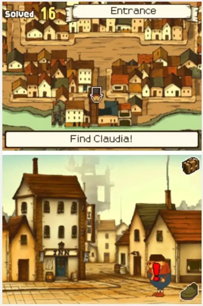 Finding Professor Layton and the Curious Village puzzle 017 - Five-Card Shuffle