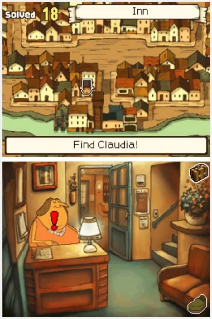 Finding Professor Layton and the Curious Village puzzle 018 - Of Dust and Dustpan