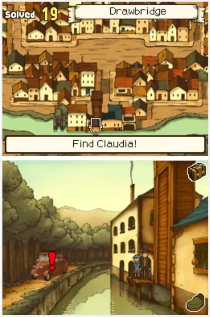 Finding Professor Layton and the Curious Village puzzle 019 - Car Park Gridlock