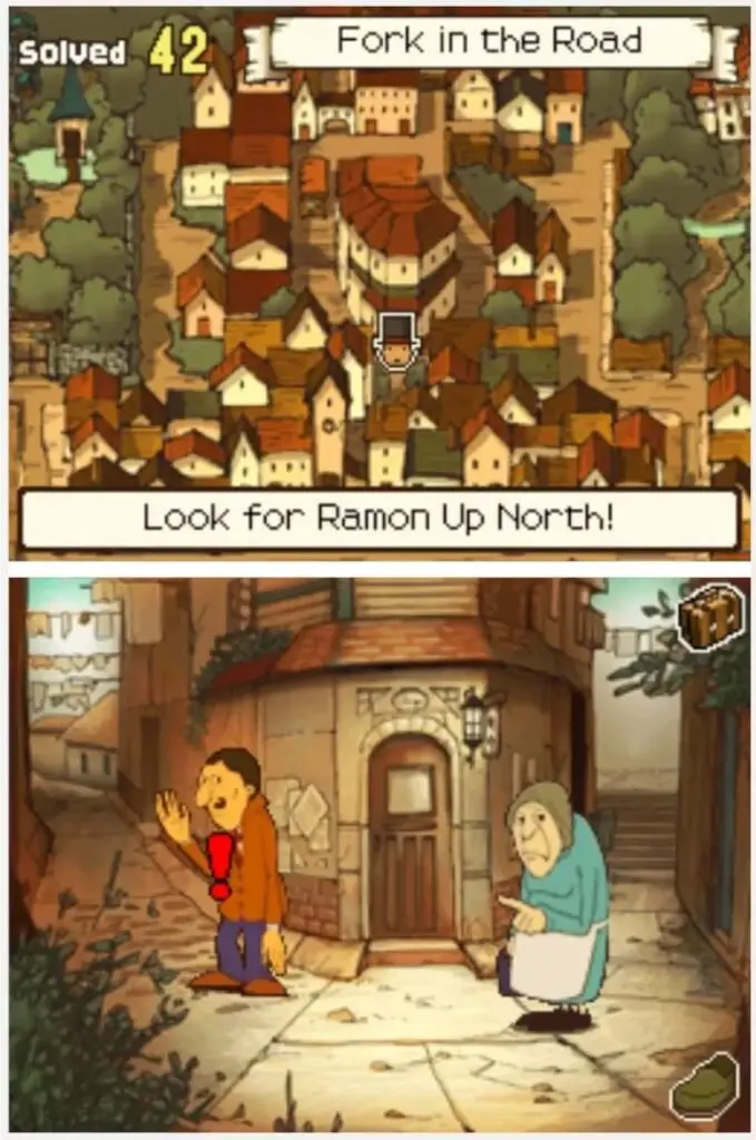 Finding Professor Layton and the Curious Village puzzle 038 - Island Hopping