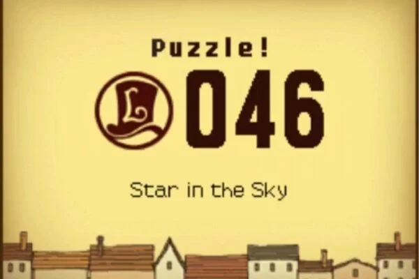 Professor Layton and the Curious Village: Puzzle 046 - Star in the Sky