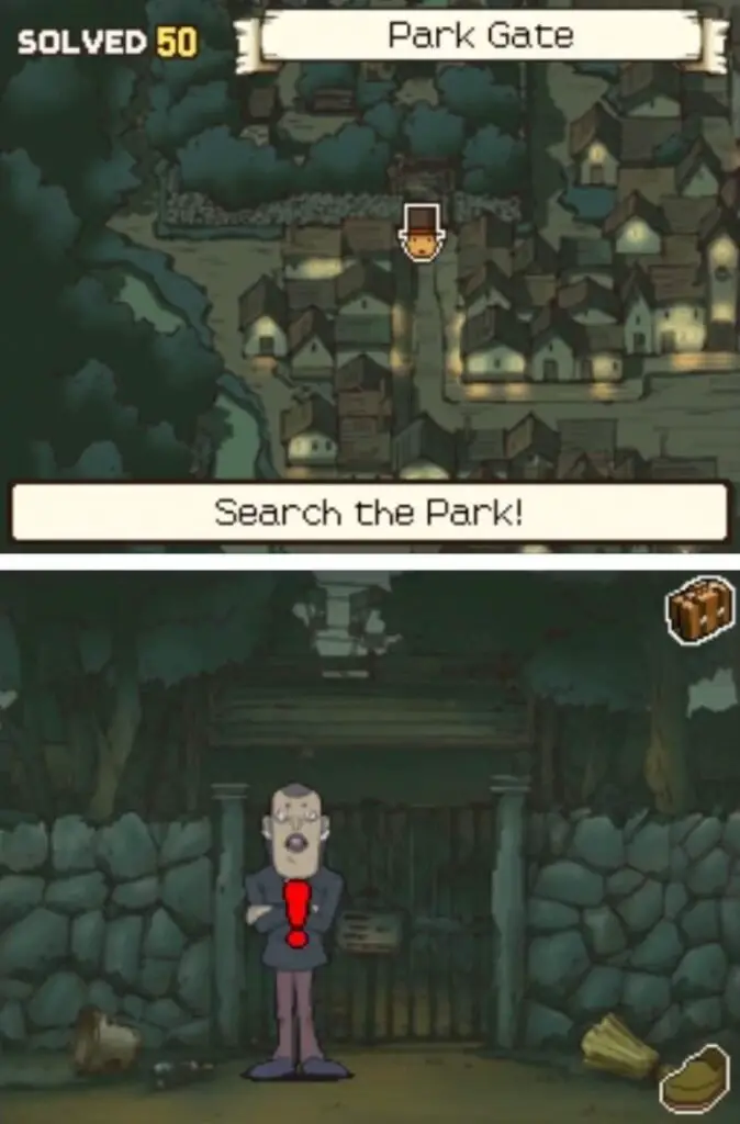 Finding Professor Layton and the Curious Village Puzzle 046 - Star in the Sky