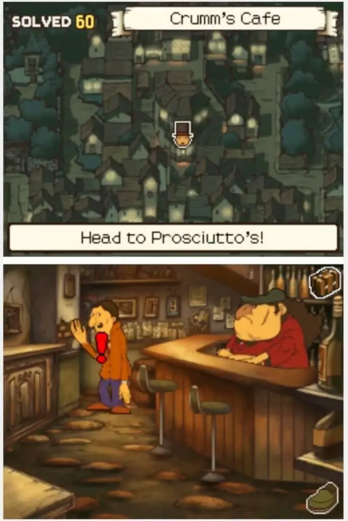 Finding Professor Layton and the Curious Village Puzzle 051 - The Town Barbers