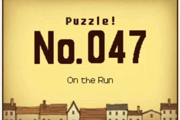 Professor Layton and the Curious Village Puzzle 047 - On the Run Answer