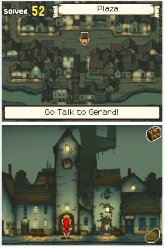 Finding Professor Layton and the Curious Village Puzzle 047 - On the Run