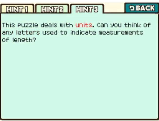 Professor Layton and the Curious Village Puzzle 049 - 1,000 Times Hint 3