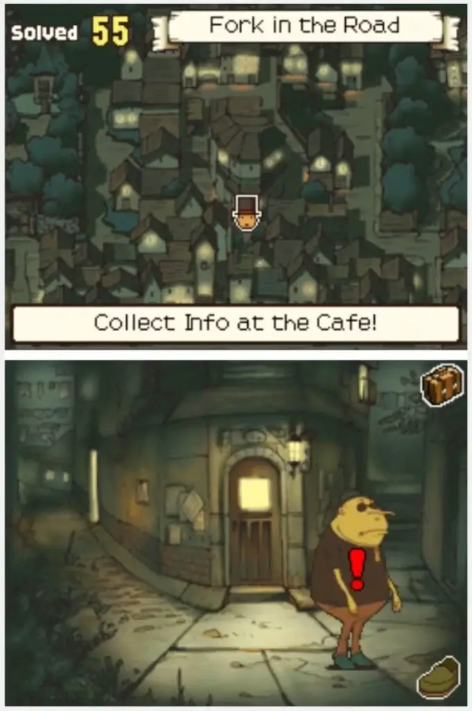 Finding Professor Layton and the Curious Village: Puzzle 50 - OTTF?