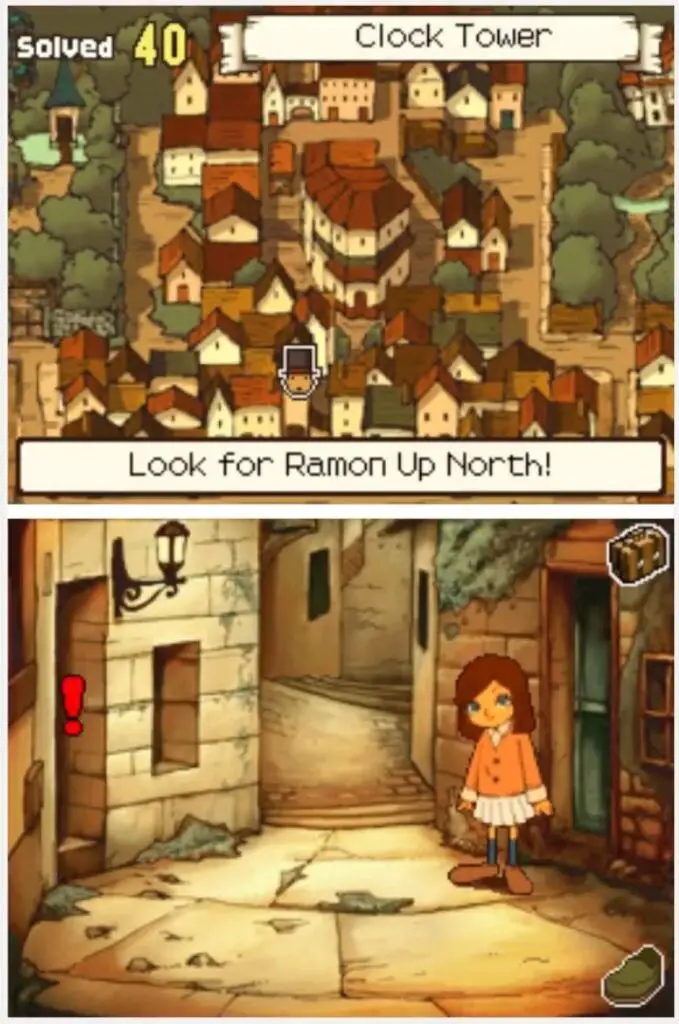 Finding Professor Layton and the Curious Village puzzle 107 - A Worm's Dream