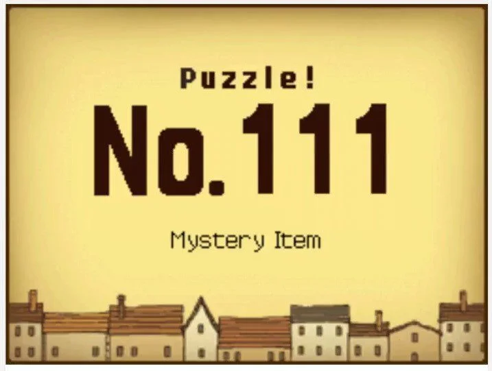 Professor Layton and the Curious Village Puzzle 111 - Mystery Item