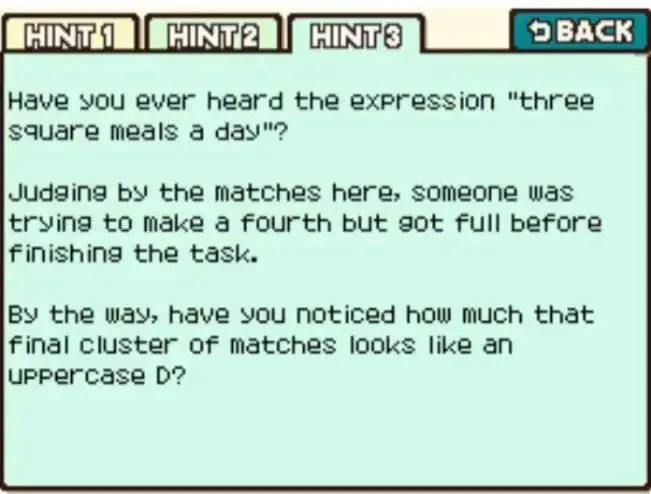 Professor Layton and the Curious Village Puzzle 111 (US) - Mystery Item Hint 3