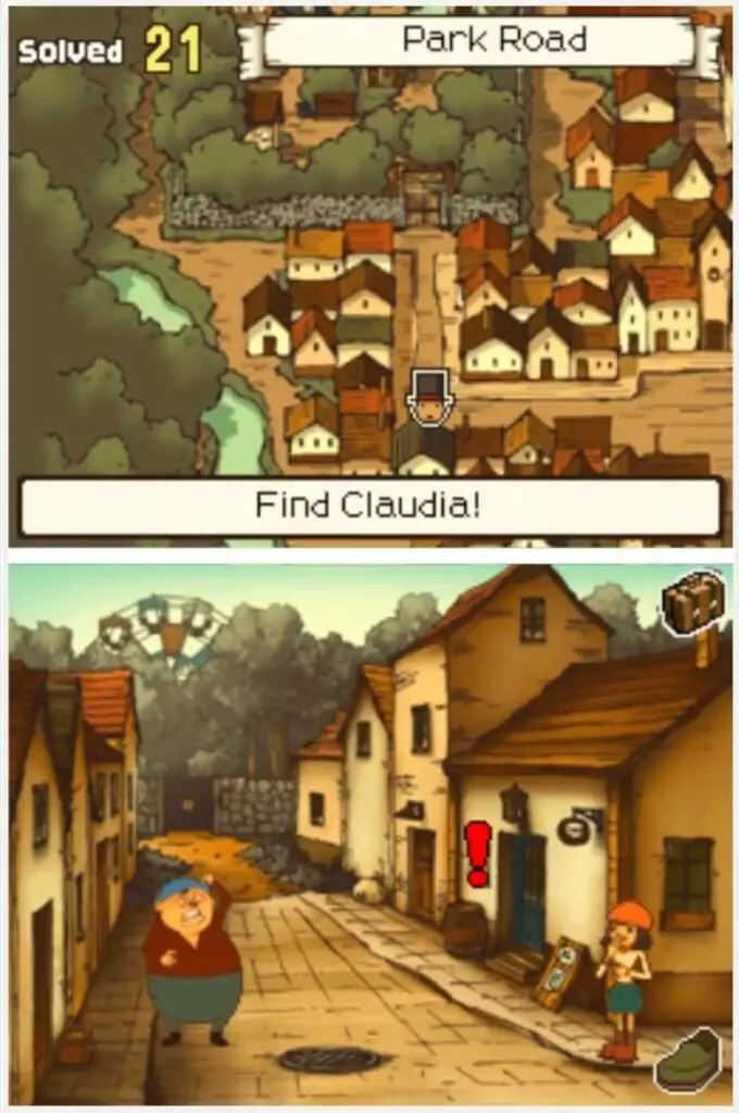 Finding Professor Layton and the Curious Village Puzzle 111 (US) - Mystery Item