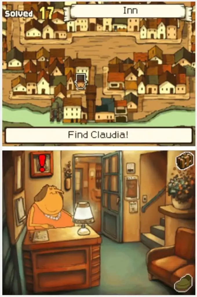 Finding Professor Layton and the Curious Village puzzle 112 - My Beloved