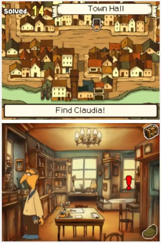 Finding Professor Layton and the Curious Village puzzle 118 - Red and Black Cards