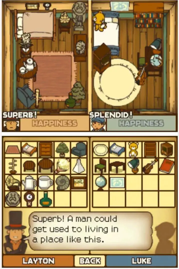 Professor Layton and the Curious Village - Complete Rooms