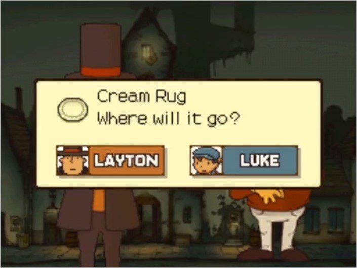 Professor Layton and the Curious Village - Cream Rug