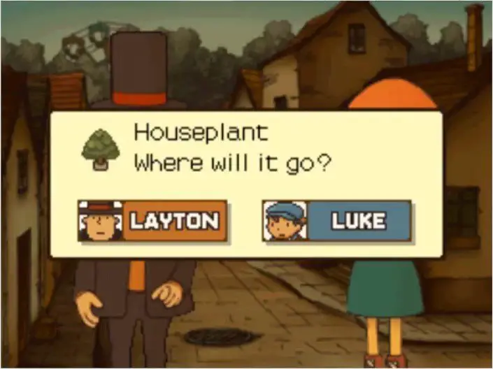 Professor Layton and the Curious Village - Houseplant