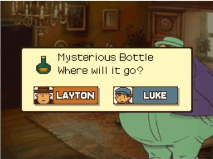 Professor Layton and the Curious Village - Mysterious Bottle
