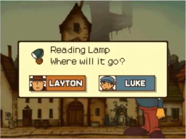 Professor Layton and the Curious Village - Reading Lamp