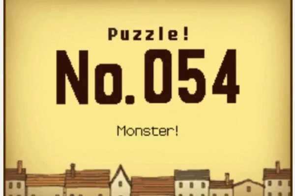 Professor Layton and the Curious Village Puzzle 054 - Monster!