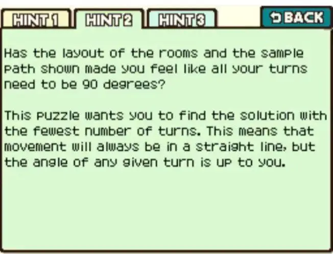 Professor Layton and the Curious Village Puzzle 056 - The Lazy Guard Hint 2