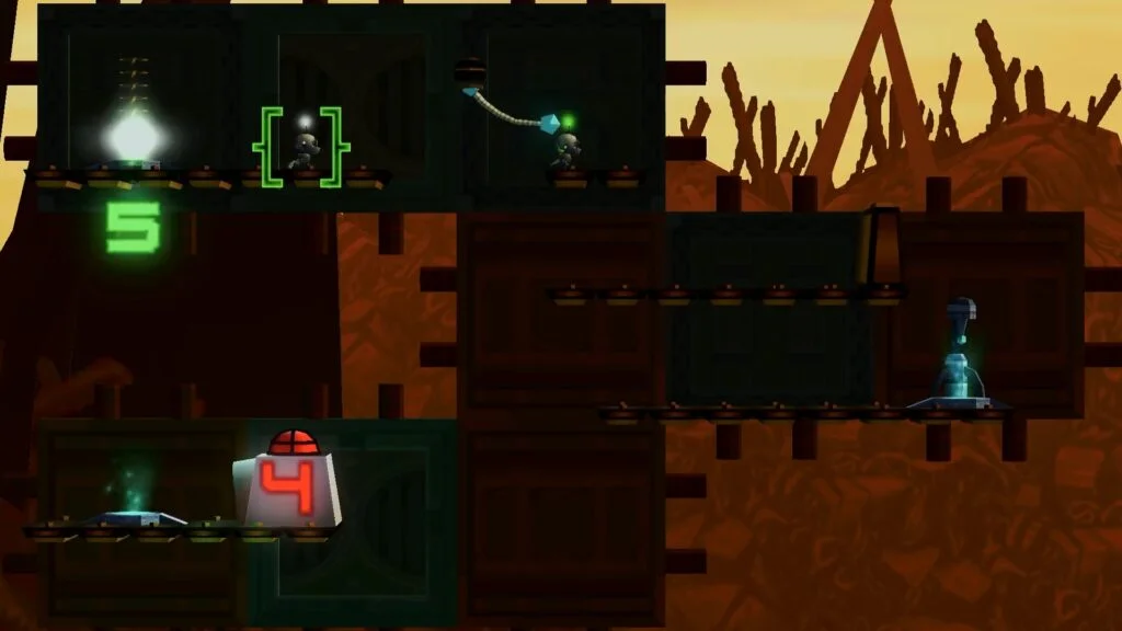 The Gadgebot Survival Clank minigame