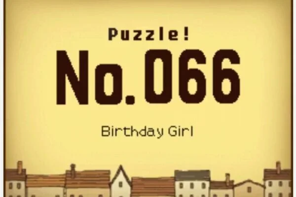 Professor Layton and the Curious Village: Puzzle 066 (US) - Birthday Girl