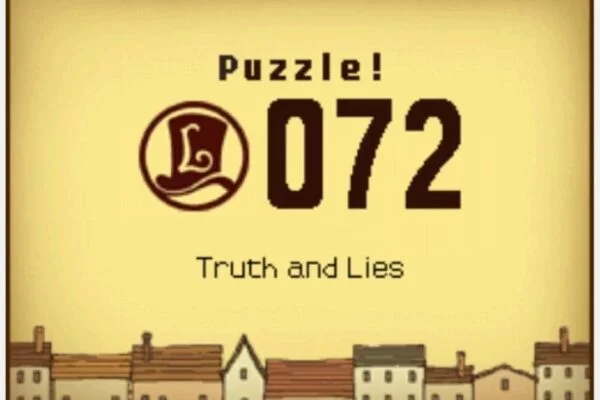 Professor Layton and the Curious Village: Puzzle 072 (EU) Answer