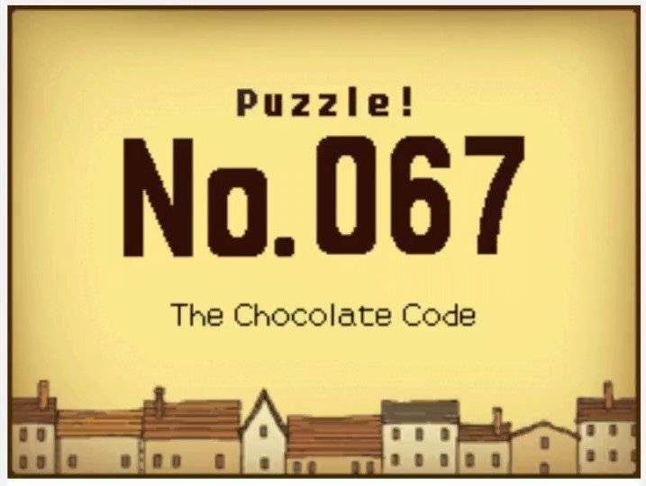 Professor Layton and the Curious Village: Puzzle 067 (US) Answer